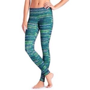 ATHLETA Retreat Chaturanga Tight in Blue Green